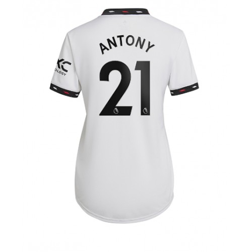Dres Manchester United Antony #21 Gostujuci za Žensko 2022-23 Kratak Rukav